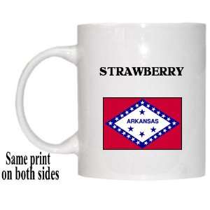  US State Flag   STRAWBERRY, Arkansas (AR) Mug Everything 