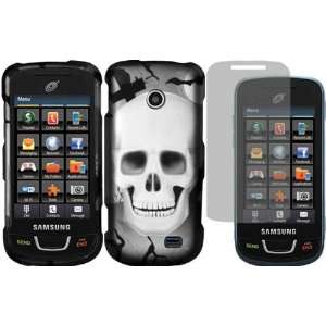   Skull Design Hard Case Cover+LCD Screen Protector for Samsung T528G