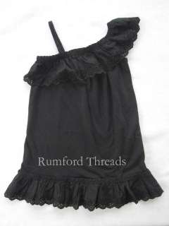 Baby Gap Havana Black Asymmetrical Dress 3 4 5 NWT  
