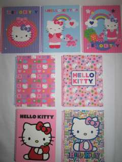 HELLO KITTY SPIRAL NOTEBOOK 70 PAGES YOU CHOOSE STYLE  
