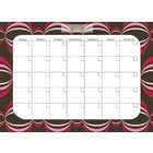   Peel & Stick Loopy Dry Erase Monthly Calendar with Marker   Red