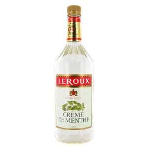  Leroux Creme De Menthe White Liqueur 60@ 1 Liter Grocery 