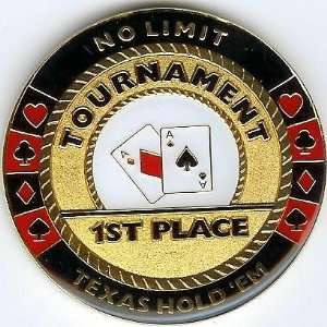  1ST Place Poker Guard Tournament Coin 