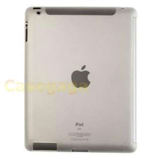   + Clear TPU Gel Protective Back Case +3 Stylus Pen For iPad 2  