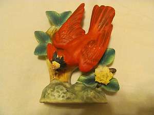 FAIRYLAND IMPORT Hand painted Cardinal FigurineMade in Japan  