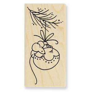  Max Bobble Wood Mounted Rubber Stamp (L210) Arts, Crafts 