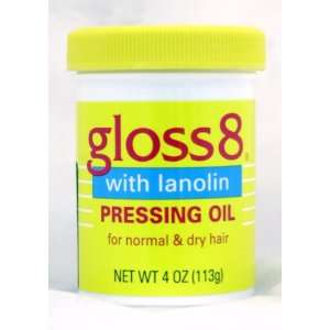  Gloss 8 Pressing Oil with Lanolin 4 oz Beauty