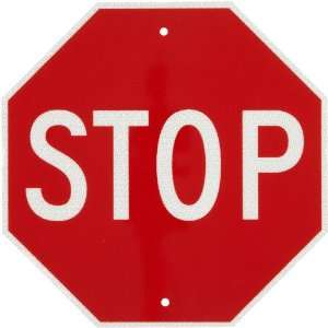   White on Red Traffic Signs, Legend Stop Industrial & Scientific