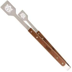    Auburn Tigers Stainless Steel & Wood BBQ Tongs: Sports & Outdoors
