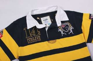   VINTAGE AUSTRALIA NO.14 RUGBY POLO JERSEY MULTIPLE SIZE  