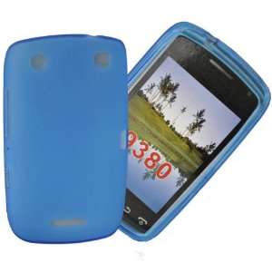     Blue GEL Skin Case cover pouch for Blackberry 9380: Electronics
