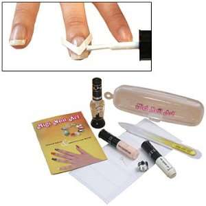 Migi Fingernail Paint Art French Tip Manicure Set 