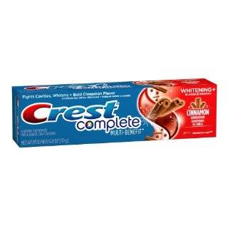 Crest Complete Whitening Plus Expressions Cinnamon Rush Toothpaste, 6 