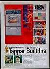 Vintage 1960 Tappan Built Ins Ranges Ovens Magazine Ad