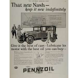   Motor Oil Nash Automobile Car   Original Print Ad