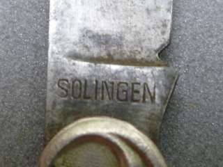 Vintage Solingen Pocket Knife Crocodile advertising Tools  
