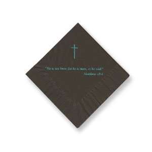  Personalized Stationery   Psalm Foil Stamped Napkins 