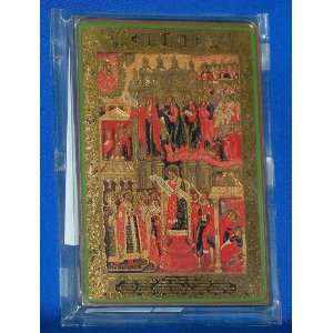   of the Mother of God   7 3/4 x 5 wood Icon plaque: Everything Else