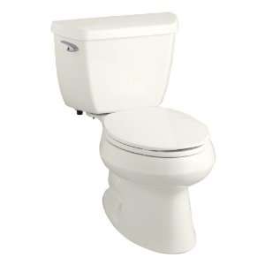 Kohler K 3575 TR 96 Biscuit Wellworth 1.28 Gpf Elongated Toilet with 