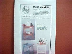 Washstand Kit #S011   Dollhouse Miniature  