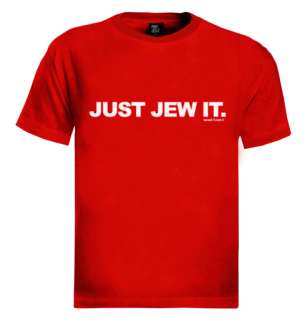 Just Jew It T Shirt Funny jewish hebrew Israel parody  