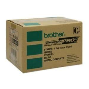  Brother PR1438B6P Black Ink Stamp   6 Pack Office 