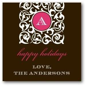  Personalized Holiday Gift Tag Stickers   Smart Swirls By 