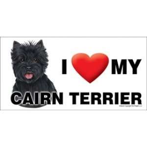  I Love my Cairn Terrier 8x4 Magnet 