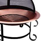 30 solid copper bowl wood burning outdoor fireplace fire pit