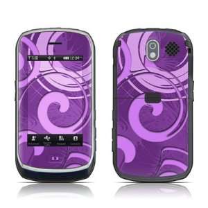 Purple Swirl Design Protective Skin Decal Sticker for Pantech Crux 