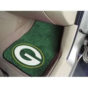 NFL Green Bay Packers   Car Mats 2 Piece Front (18x27):  