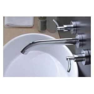 Factory drop ship Two Handles Chrome Wall mount Bathroom Sink Faucet 