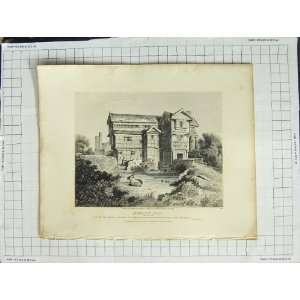    1808 Moreton Hall Cheshire John Smith Cowan Print: Home & Kitchen