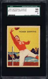 1935 National Chicle #13 Homer Griffiths SGC 96  