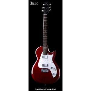   Classic Electric Guitar, Classic Electric Red Musical Instruments