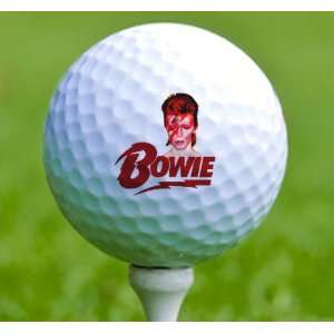    3 x Rock n Roll Golf Balls David Bowie: Musical Instruments