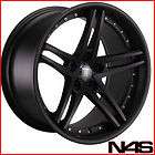20 lexus isf rohana rc5 matte black concave staggered wheels