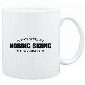 Mug White  Honor Student Nordic Skiing University  Sports  