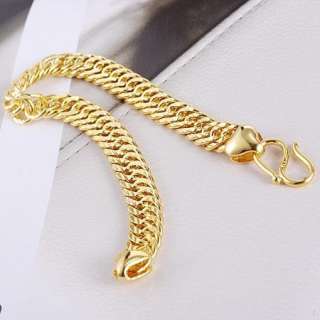 Its a 8 double curb chain 8mm link anklet with lobster claw safety 