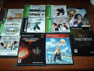   Fantasy VII VIII IX X X2 & XII Playstation 2 PS2 711719416326  
