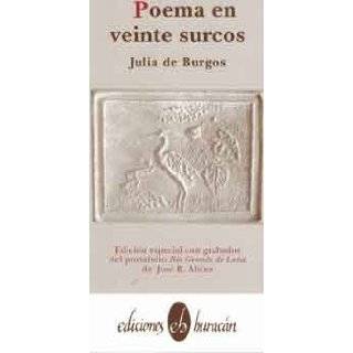 Poema En Veinte Surcos by Julia de Burgos ( Paperback   June 1983)