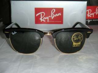 Ray Ban Clubmaster Sunglasses RB 3016 W0365 49 Wayfarer