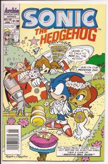SONIC THE HEDGEHOG #18 NM ARCHIE COMICS 1995 WEDDING BELL BLUES 