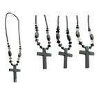 DDI Hematite Simple Cross Necklace / Assorted(Pack of 3)