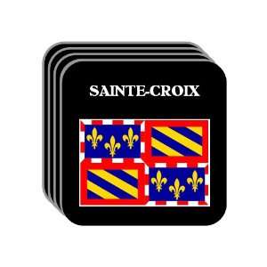 Bourgogne (Burgundy)   SAINTE CROIX Set of 4 Mini Mousepad Coasters
