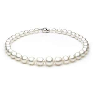   Available w/ 18 Inch   Solid White Gold Clasp Unique Pearl Jewelry