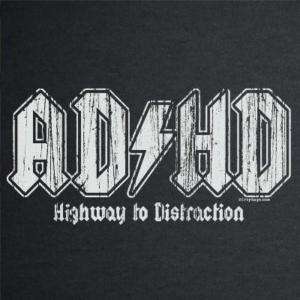 ADHD rock and roll punk Funny entourage pimp T shirt M  
