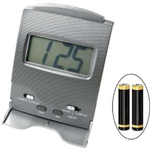  Franzus Travel Alarm Clock with LCD Screen with a 2 Pk. AAA 