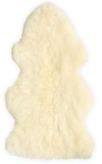   Genuine SheepSkin Fur Pelt 41 x 25 Rug Natural White   Brand NEW