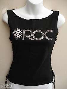 AUTHENTIC ROCAWEAR WOMEN TANK TOP MADE IN USA SIZE S BLACK  
